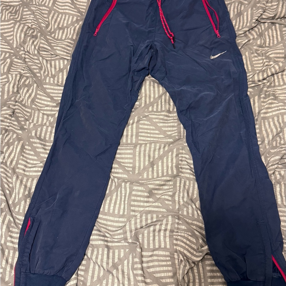 Nike Women's Size Small Navy Blue Track Pants